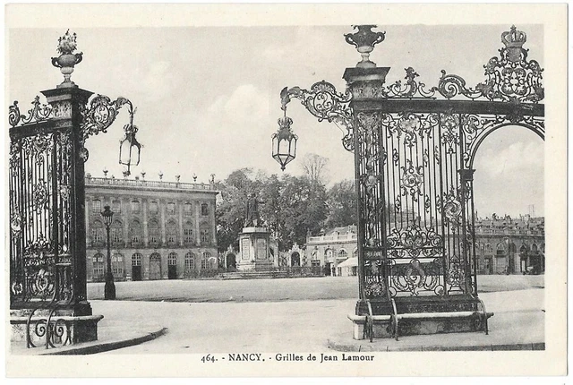 NANCY 54 Grilles de Jean Lamour Edition d'Art V Roeder CPA animée non circulée
