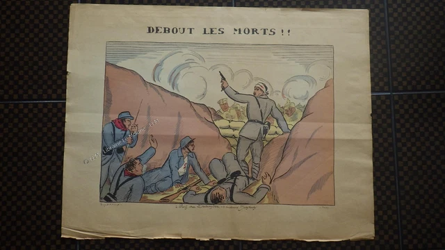1915.AFFICHE DEBOUT LES morts (guerre 14-18).Guy Arnoux EUR 80,00