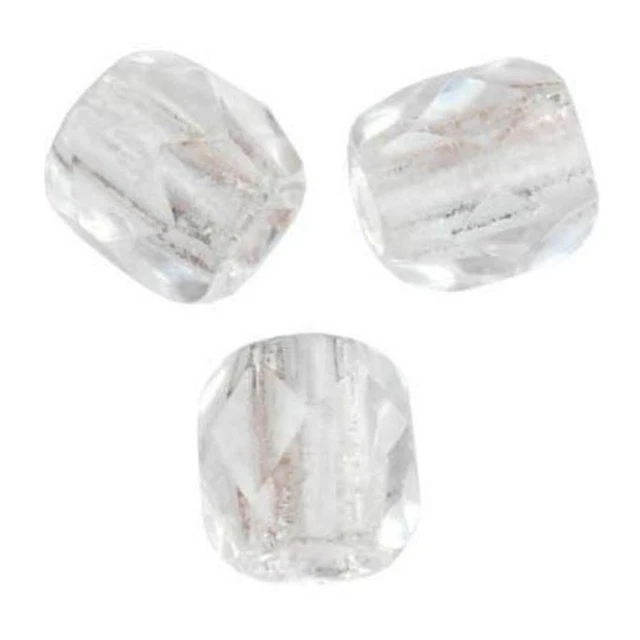 50 Perles Facettes cristal de boheme 4mm - CRYSTAL