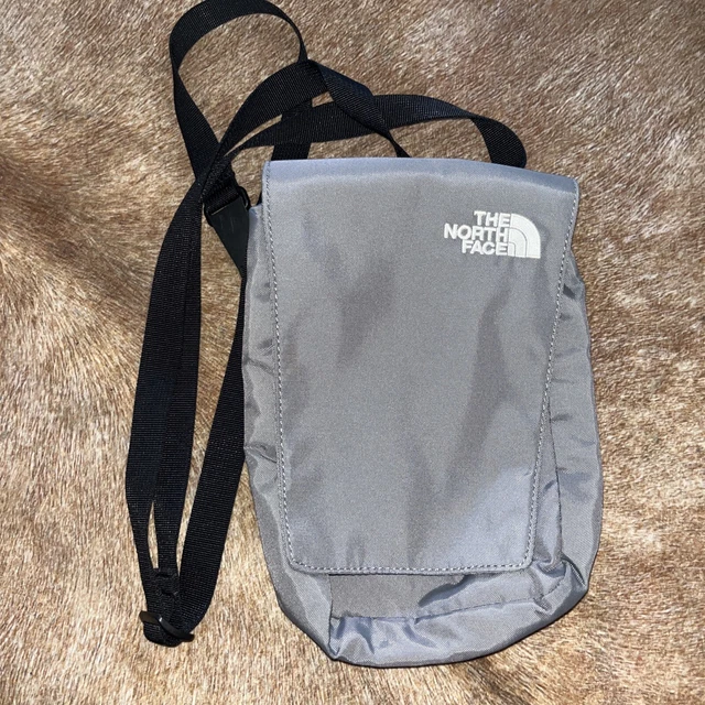 The North Face Cross Bag Mini Unisex Sports Travel Gym Pouch Grey / Black