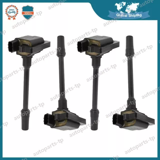 Set of 4 MD345036 Ignition Coil For Mitsubishi Engine 4G93 6G74 Aspire Legnum