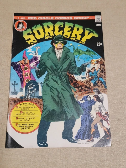Red Circle Comics Group SORCERY #8 1974 Frank Thorne Gray Morrow Comic Book