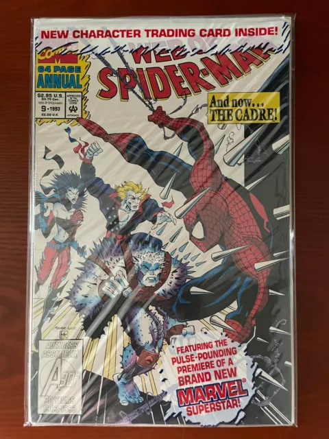 Web of Spider-Man Annual 9 NM 9.4 Bag And Board Gemini Mailer Original Polybag
