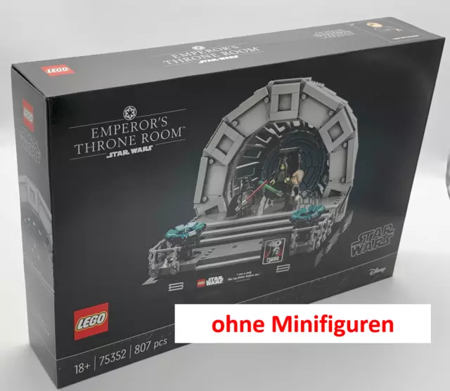 LEGO Star Wars 75352 Thronsaal des Imperators, NEU, Ohne Figuren