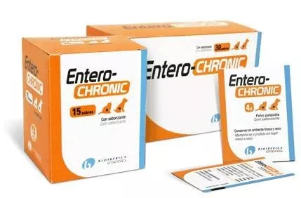 Entero-Chronic para perros y gatos . Antidiarreico