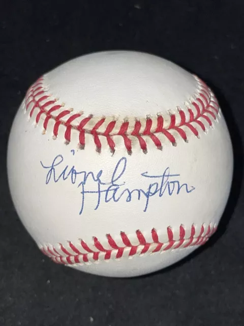 Lionel Hampton Signed Rawlings Baseball JSA COA Jazz Legend Music