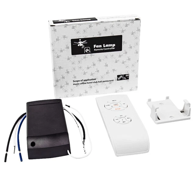 Kit récepteur télécommande ventilateur de plafond universel avec commutation