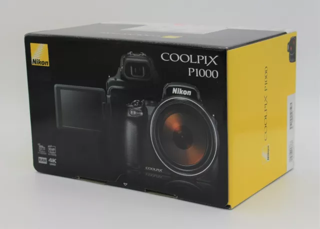 Nikon COOLPIX P1000 X125 Zoom 4K - 2 Year Warranty - Next Day Delivery