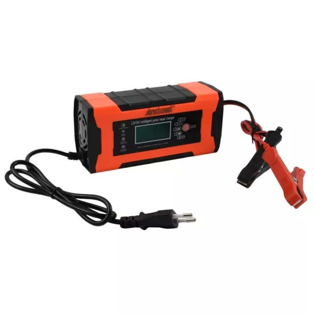 Carica Batterie 12V 10A - 24V 5A Intelligente Ripara Impulsi Auto Moto Furgone