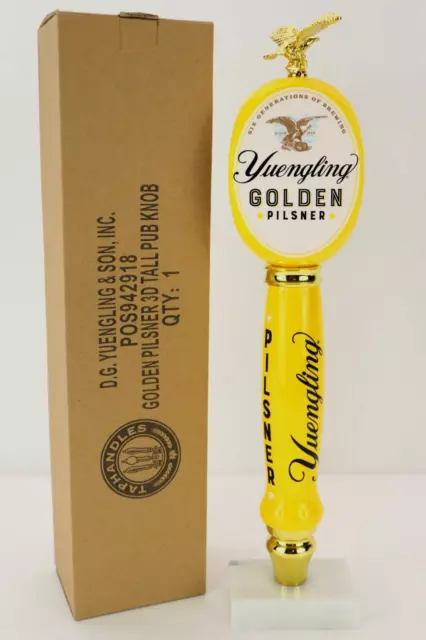 Yuengling Golden Pilsner 3D Beer Tap Handle in Box Tall