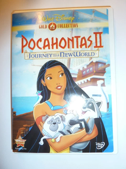 Pocahontas II: Journey To A New World DVD Disney cartoon movie sequel!
