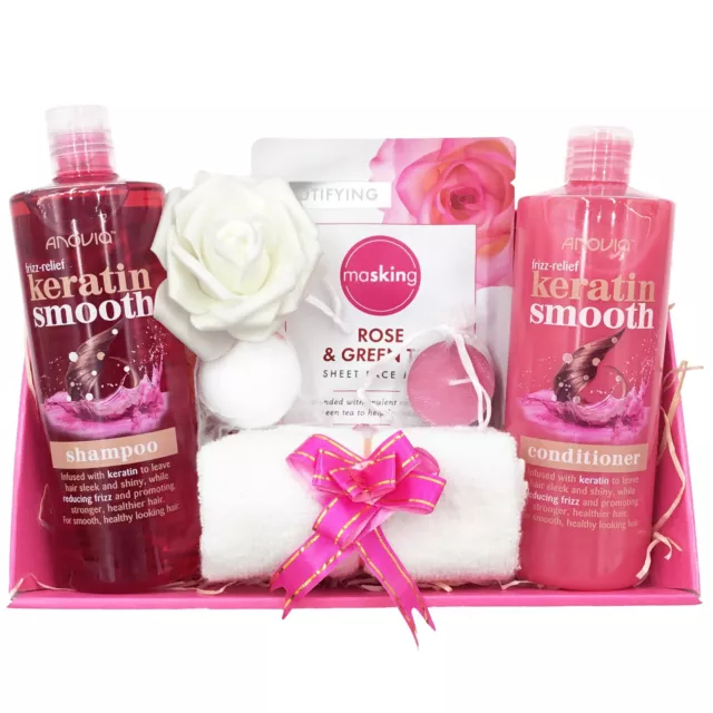 Women Keratin Hair Care Gift Hamper Daughter Birthday Wife Mother Day Spa Set