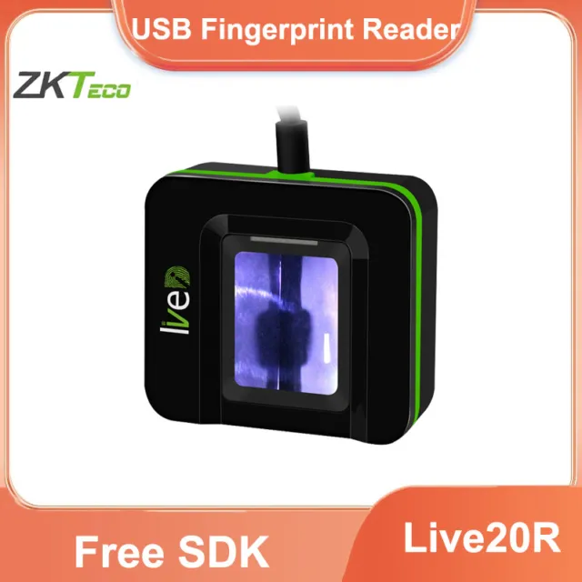 Zkteco Live20R 500DPI USB Biometric Fingerprint Reader USB Scanner Sensor