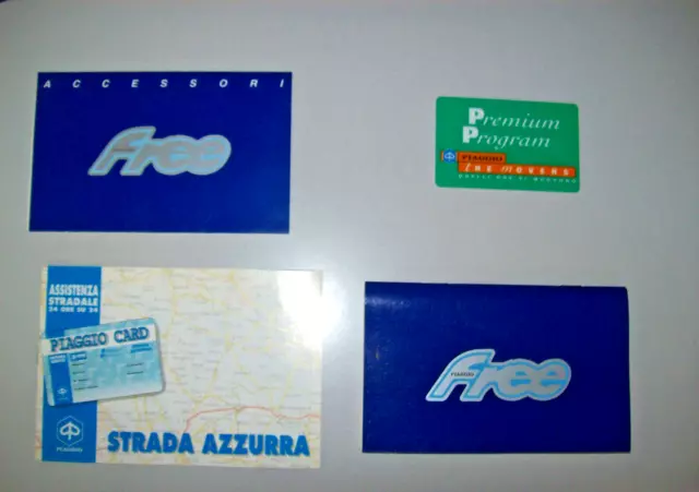Piaggio Free 50 Libretto Uso E Manutenzione - Libretto Accessori - Ass. Stradale