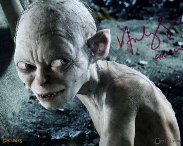 Andy Serkis Gollum SIGNED AUTOGARPHED 10" X 8" REPRO PHOTO PRINT #2