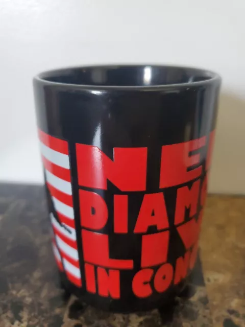 2001 Neil Diamond Live Official Tour Concert Coffee Mug Black 2