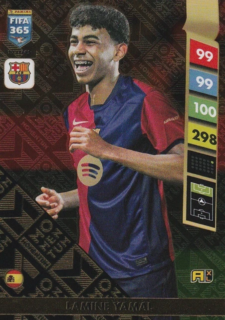 LAMINE YAMAL - Carte Foot Adrenalynxl - Fifa 365 2025 - Momentum EUR 70