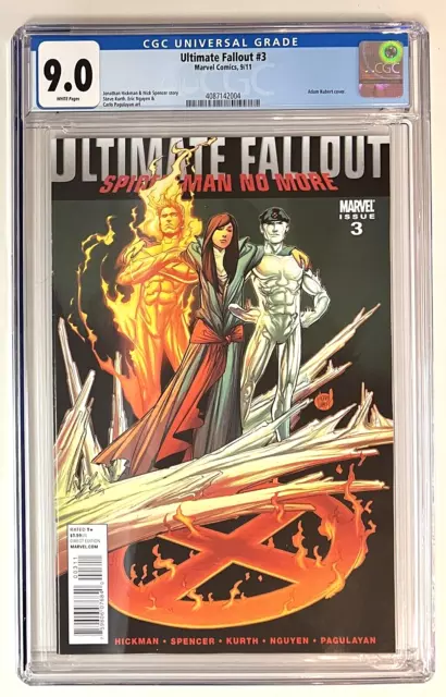 Ultimate Fallout 3 CGC 9.0 White Pages First Miles Morales Preview 2011 Marvel