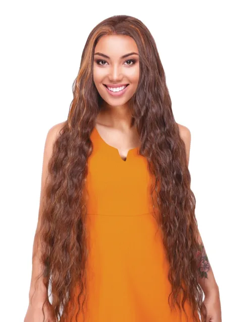 Obsession Brazilian Fusion Human Hair Natural Long Curly Lace Wig - Shanaya 40