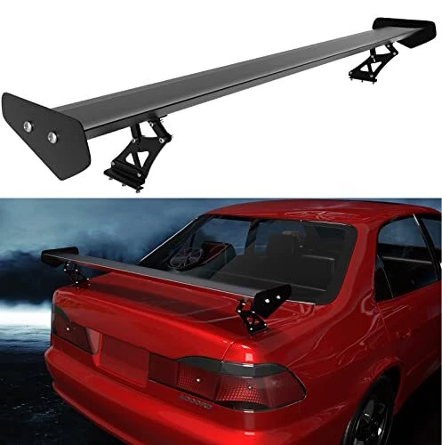 Areyourshop Alerón universal de aluminio ajustable para maletero GT trasero de