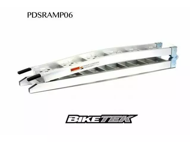 BikeTek Lightweight Aluminium Bi-fold Motorcycle Loading Ramp PDSRAMP06