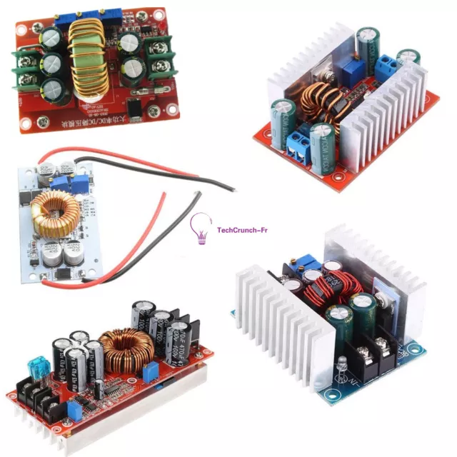 DC-DC Converter 10/12/15/20A 150/250/300/400/1200W Step up Step down Buck Boost