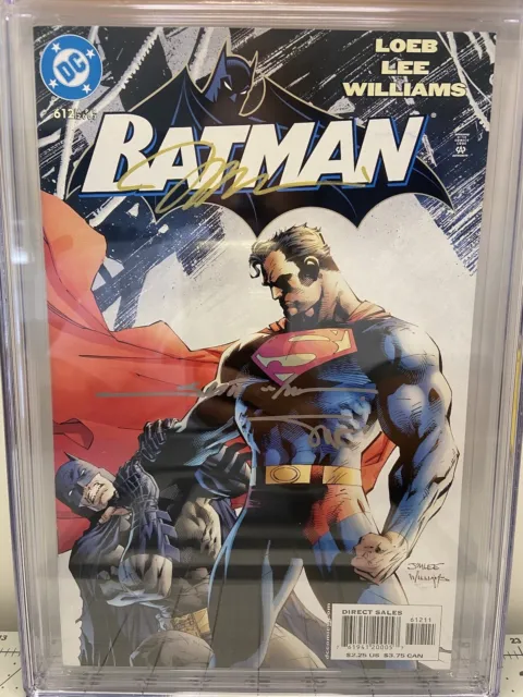 Batman 612 W/Coupon Cgc Ss 9.8 3X Signed Jim Lee, Alex Sinclair & Scott Williams