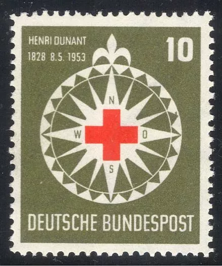 Germany 1953 Red Cross/Medical/Health/Welfare/Henri Dunant/People 1v (n30385)