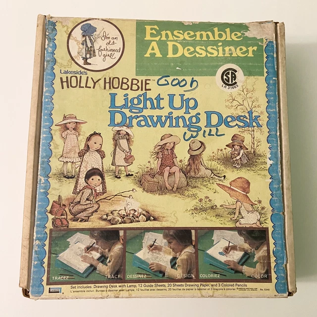 VINTAGE 1970S HOLLY Hobbie Light Up Drawing Desk Lakeside Works Desk