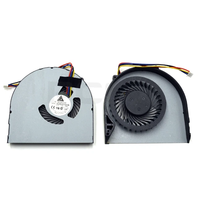 Vhbw Ventola Di Raffreddamento CPU/GPU 4-pin Compatibile Con Lenovo IdeaPad G580 E G585 - 79x66x13mm, 5V