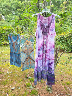 Lot of 3 Bohemian Style Dresses - One World, APT. 9, World Unity Pretty Size 2X