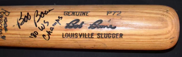 Bob Boone Professional Model Louisville Slugger Game Used Bat PSA/DNA Phillies