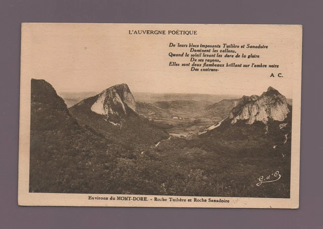LE MONT DORE - Roches Tuilière et Sanadoire ...... (Ref. F535) EUR 6,00 ...