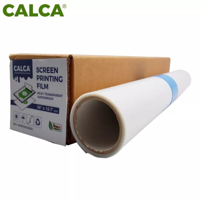 US Stock Sample Waterproof Inkjet Milky Transparency Film for Silk Screen 1 Roll