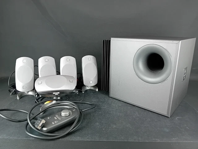 LOGITECH Z-5300 Surround Sound Speakers (Untested) Sub Woofer Speaker