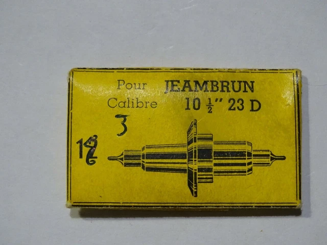 Axe De Balancier Antichoc 51 Pour Montre Jeambrun Calibre 23D - Pièce Neuf Sans Emballage