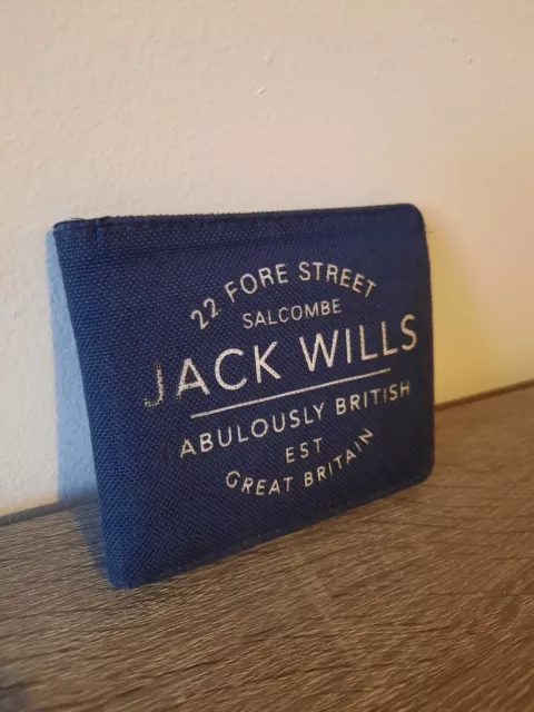 Jack Wills Wallet Dark Blue Great Britain Geniune Clean