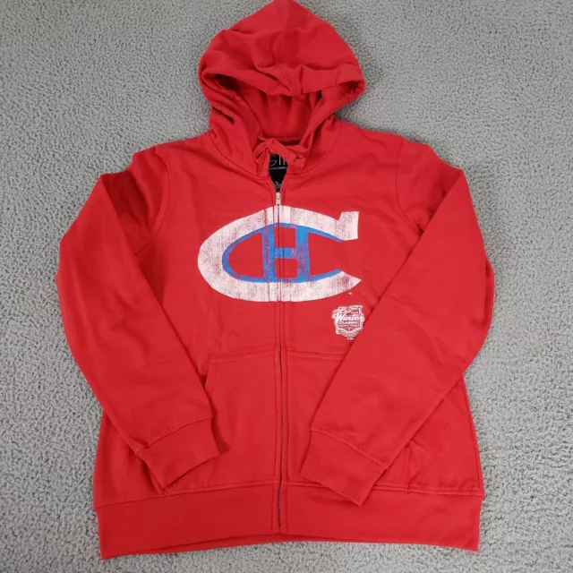 Montreal Canadians Jacket Womens Extra Large Red New With Tags XL Hoodie GIII