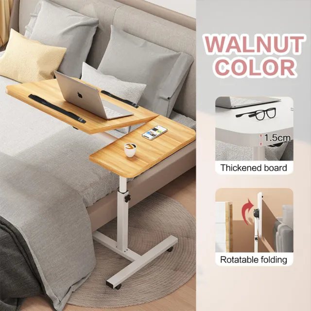 Adjustable Folding Laptop Lazy Table Stand Lap Room Sofa Bed PC Notebook Desk