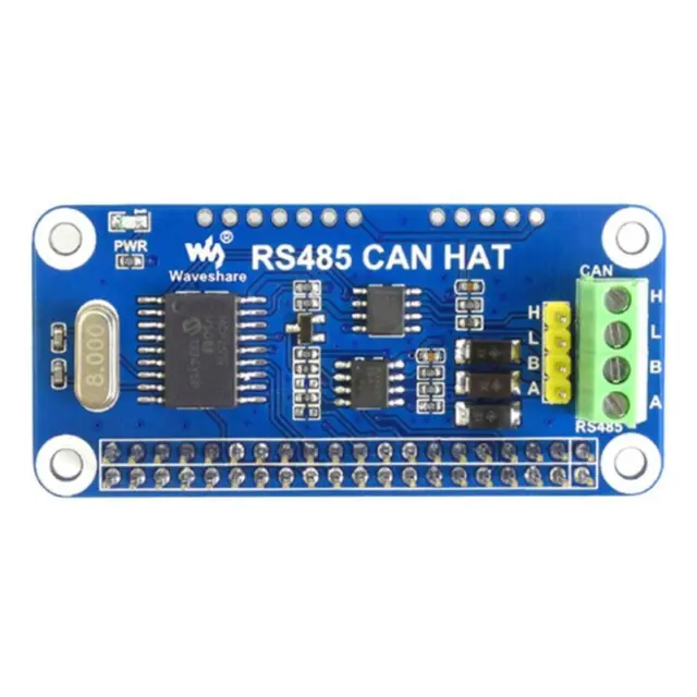Single Pi Board for 4B/3B+ - RS485 CAN HAT Extension Module