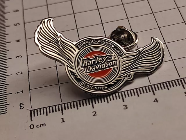 PIN/Anstecker Harley Davidson Wings, Born of Wisdom (Nostalgie, Vintage 90er)