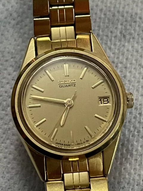 SEIKO 2A22-0010 A1 Quartz Watch | Minimalist Gold-tone Ladies Orologio Oro  Donna EUR 247,00 - PicClick IT