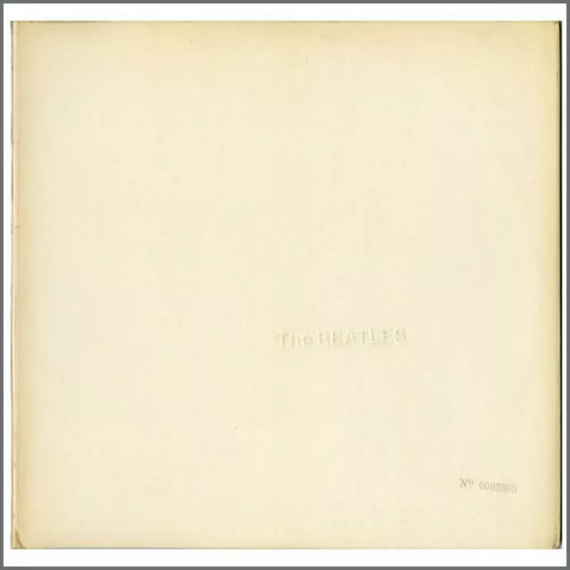 The Beatles 1968 White Album First Pressing Mono LP 0003909 (UK)