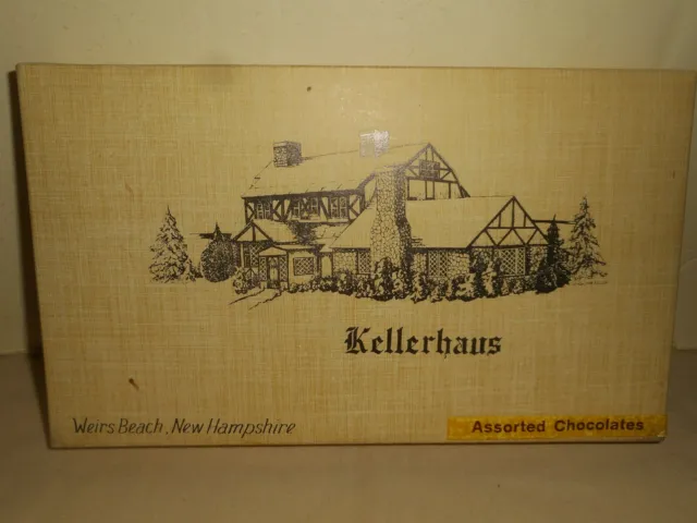 Vintage WEIR'S BEACH NH KELLERHAUS Assorted Chocolates Box 1960's