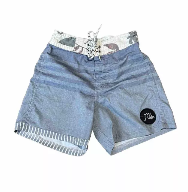 Quiksilver Boys Blue Summer Beach Board Shorts Swim Trunks Sz 3Y