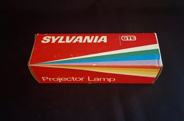 Vintage Sylvania GTE Projector Lamp NOS NIB Bulb CAR 150w 120v Blue Dot Japan