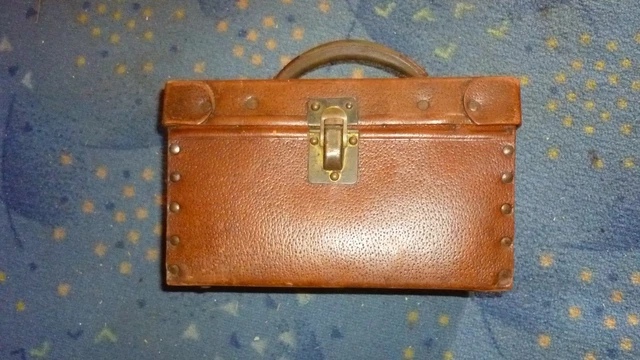 Valise de voyage rétro Marron/Marron/Marron Papier/Papier