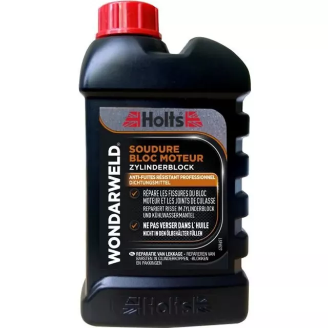 Holts Soudure réparation bloc moteur culasse sur fonte acier et aluminium 250 ml