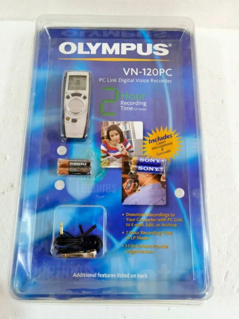 OLYMPUS VN-120PC PC Link Digital Voice Recorder