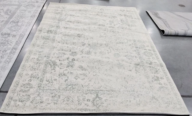 IVORY / SAGE 6' X 9' Back Stain Rug, Reduced Price 1172737217 ADR109V-6